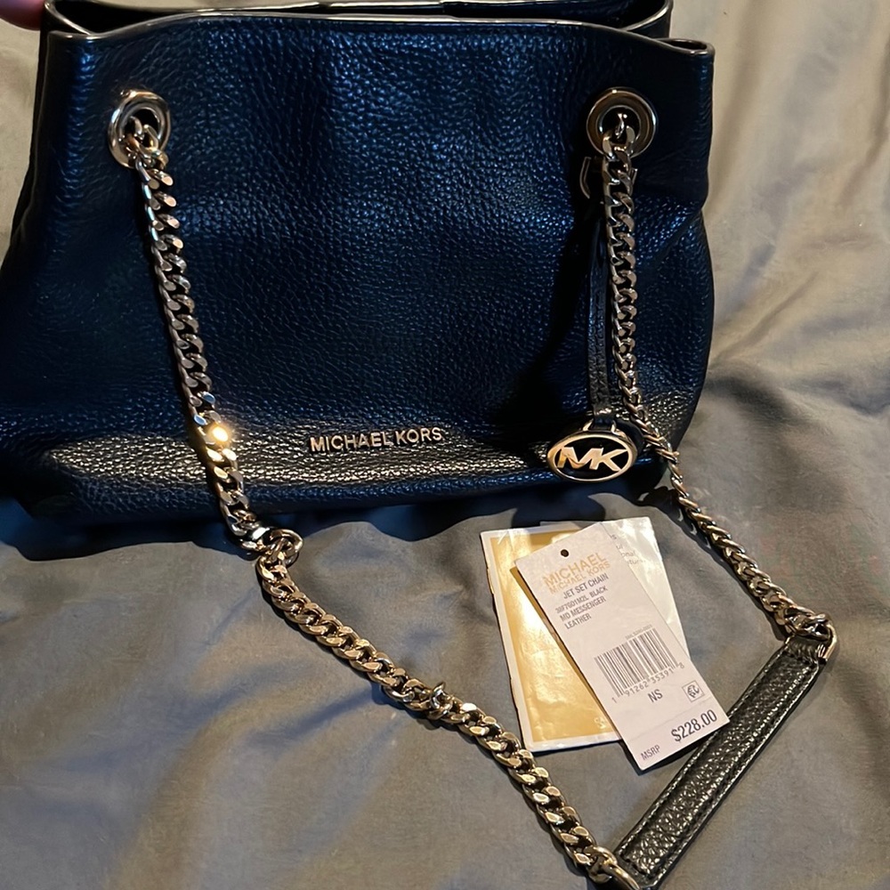 Authentic black Michael Kors purse